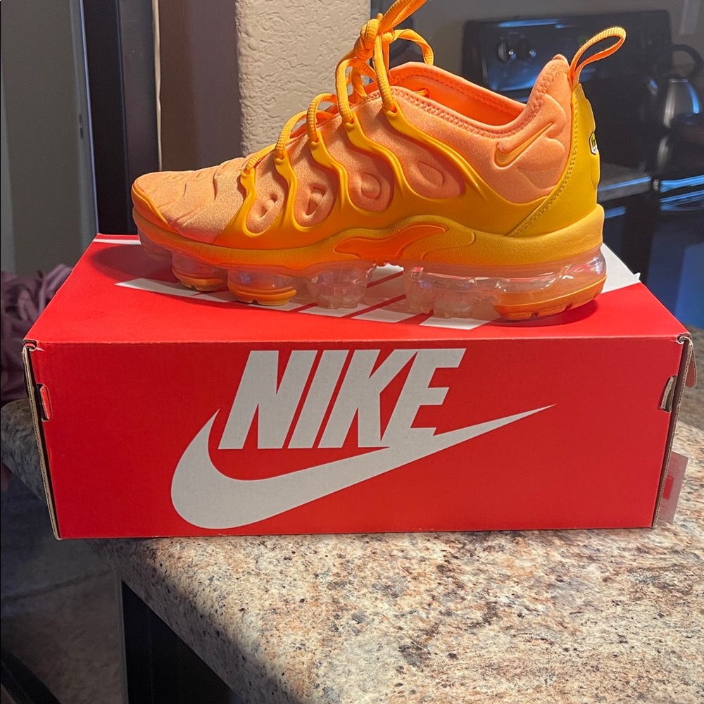 Nike Vibrant Orange and Yellow Sneakers